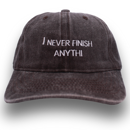 I Never Finish Anythi