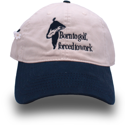 Born to golf, forced to work